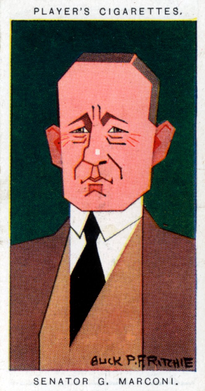 グリエルモマルコーニ、イタリアの発明家、1926年。 作： アリックPFリッチー