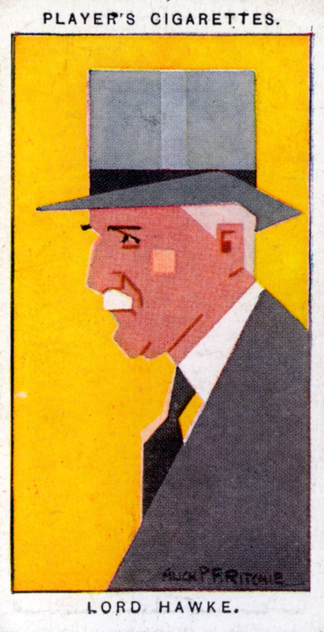マーティンブレイデンホーク、第7バロンホーク、1926年イギリスクリケット選手。 作： アリックPFリッチー