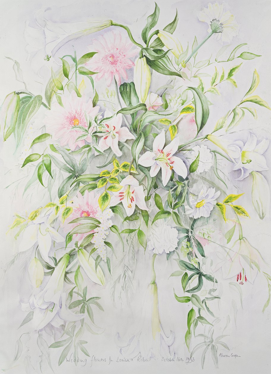 LouisaとRobertのための結婚式の花、1993（72715も参照） 作： アリソン・クーパー
