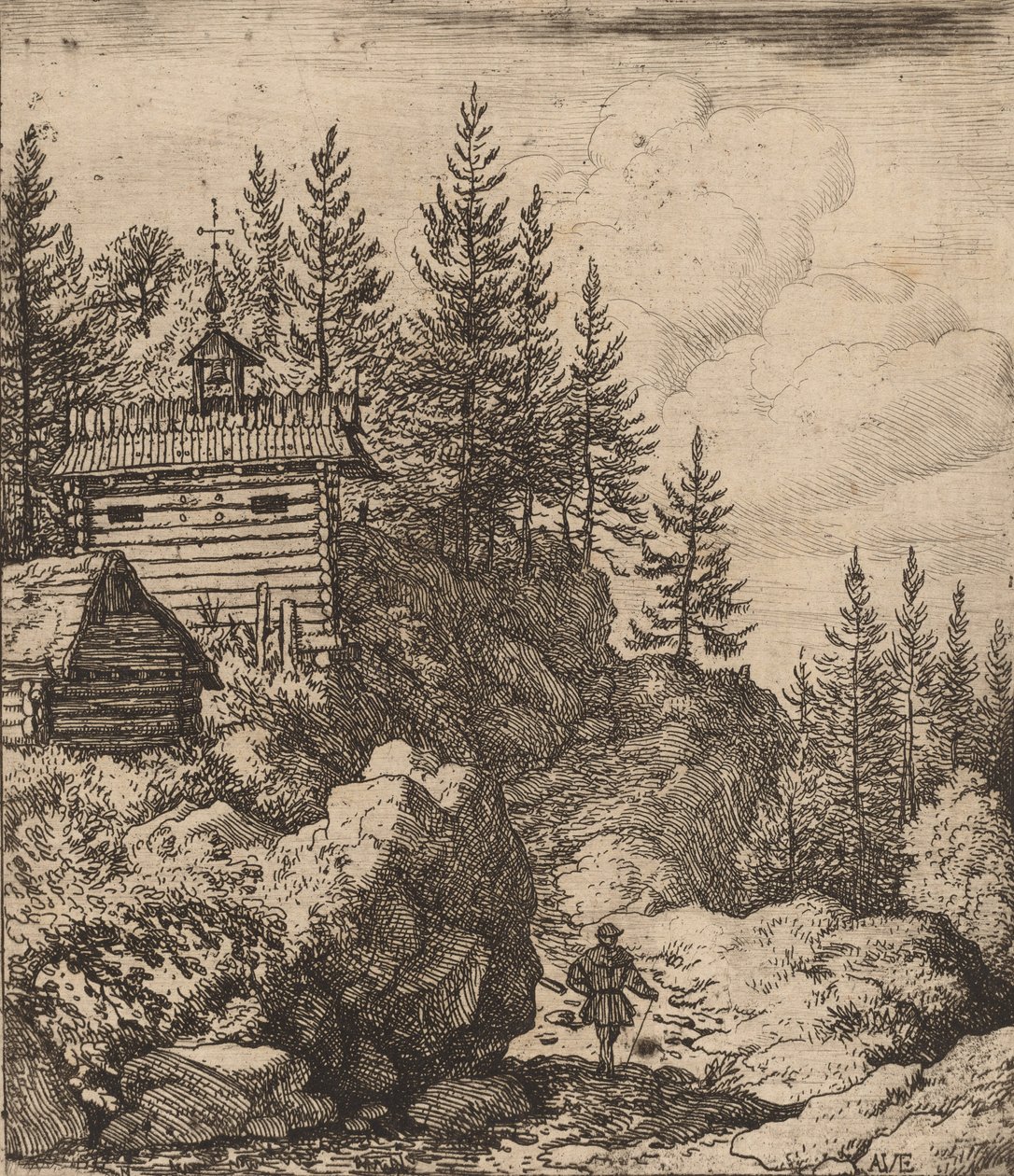 チャペル、おそらく c. 16451656。 作： Allart van Everdingen