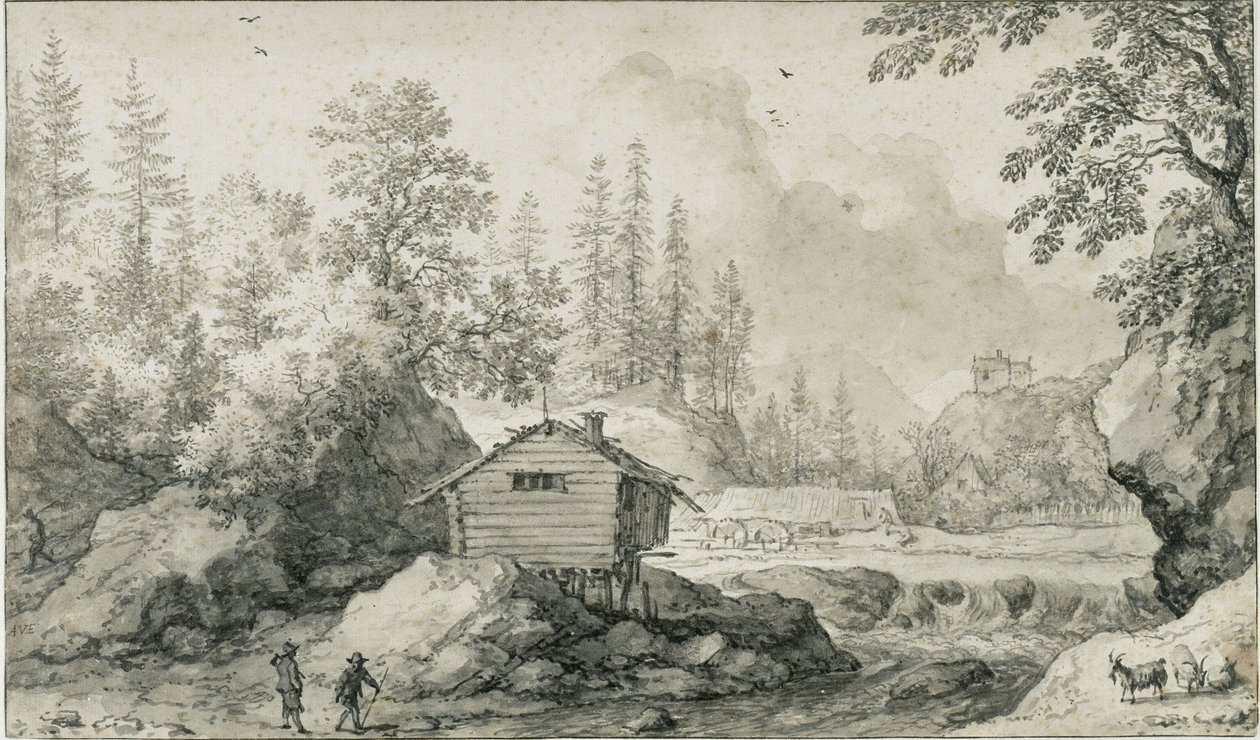 北欧の風景 作： Allart van Everdingen