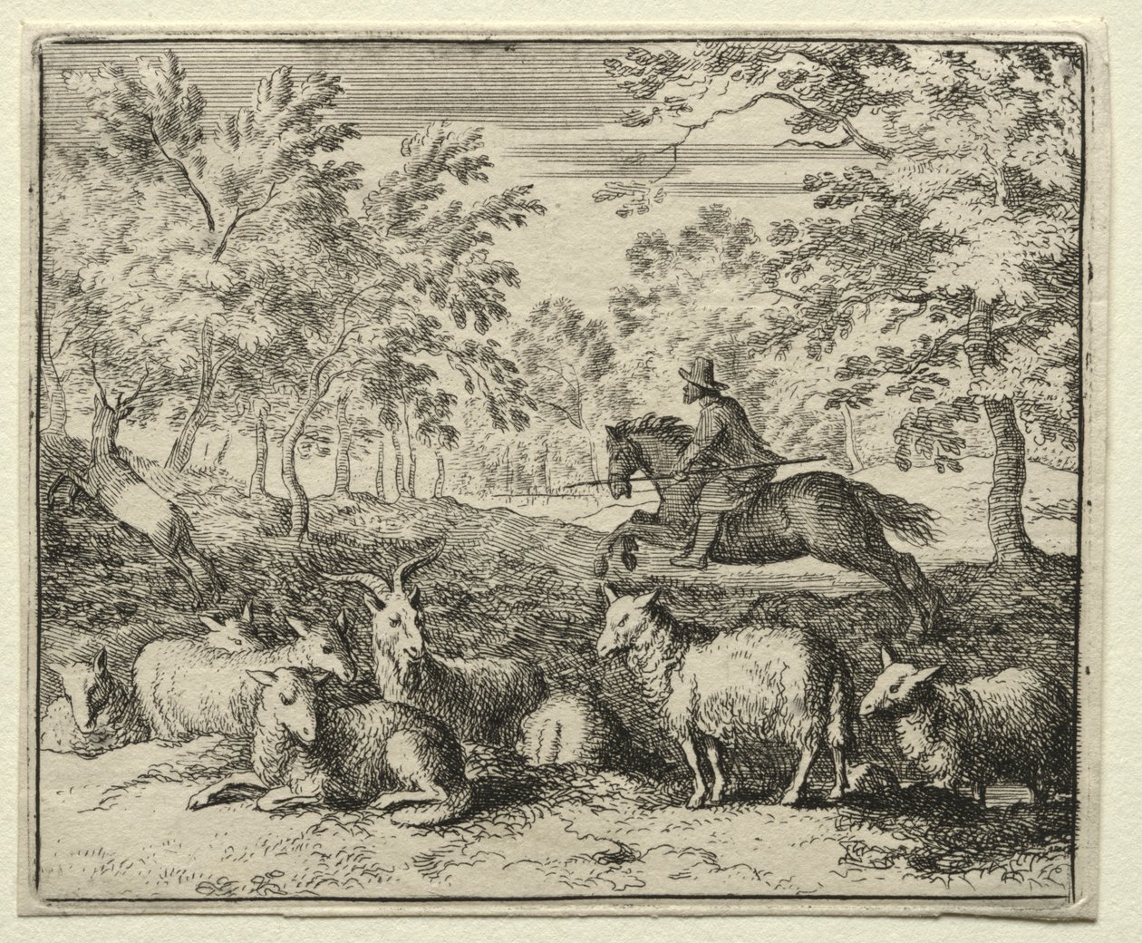 Reynard the Fox：The Chase of the Stag。 作： Allart van Everdingen