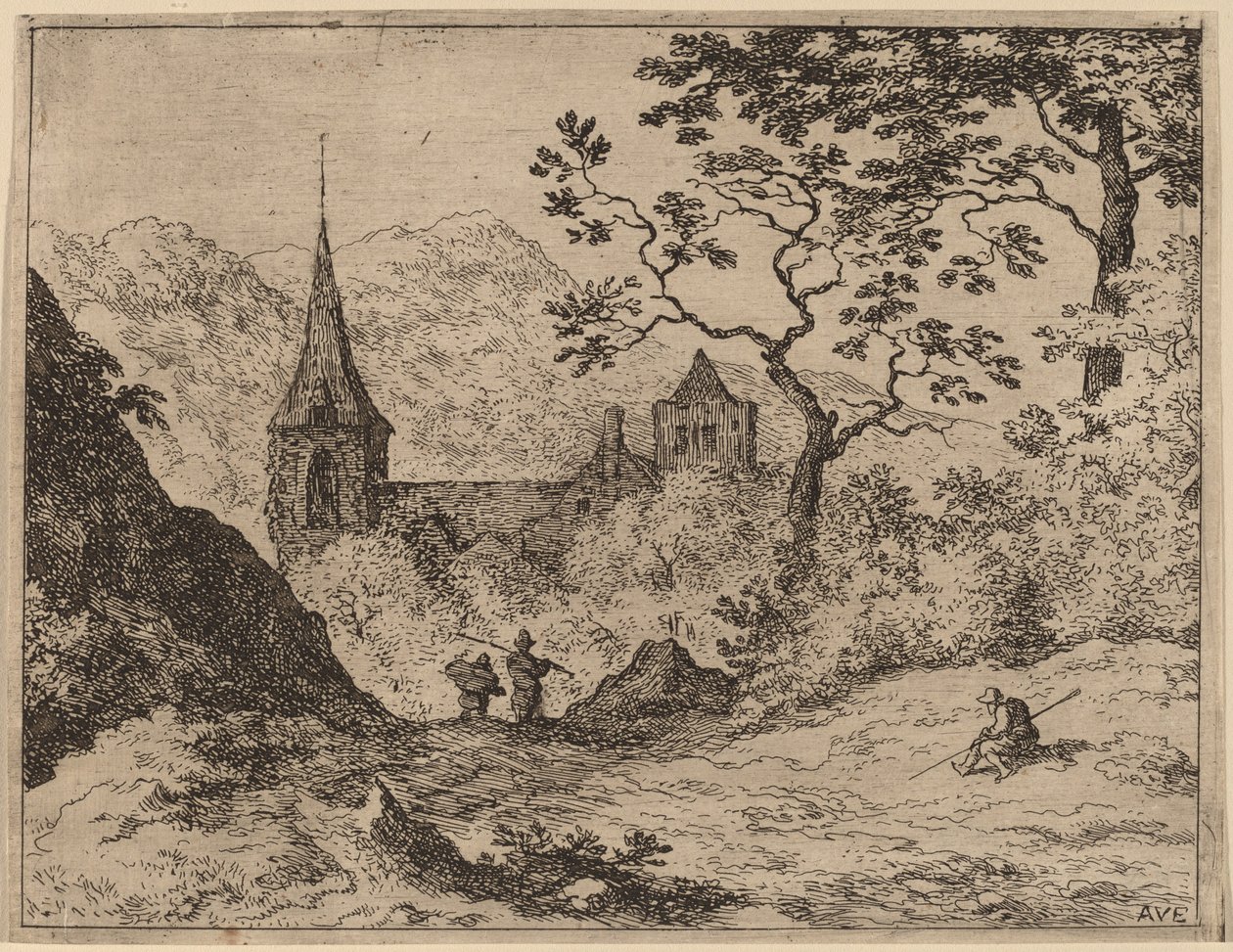 尖塔 作： Allart van Everdingen