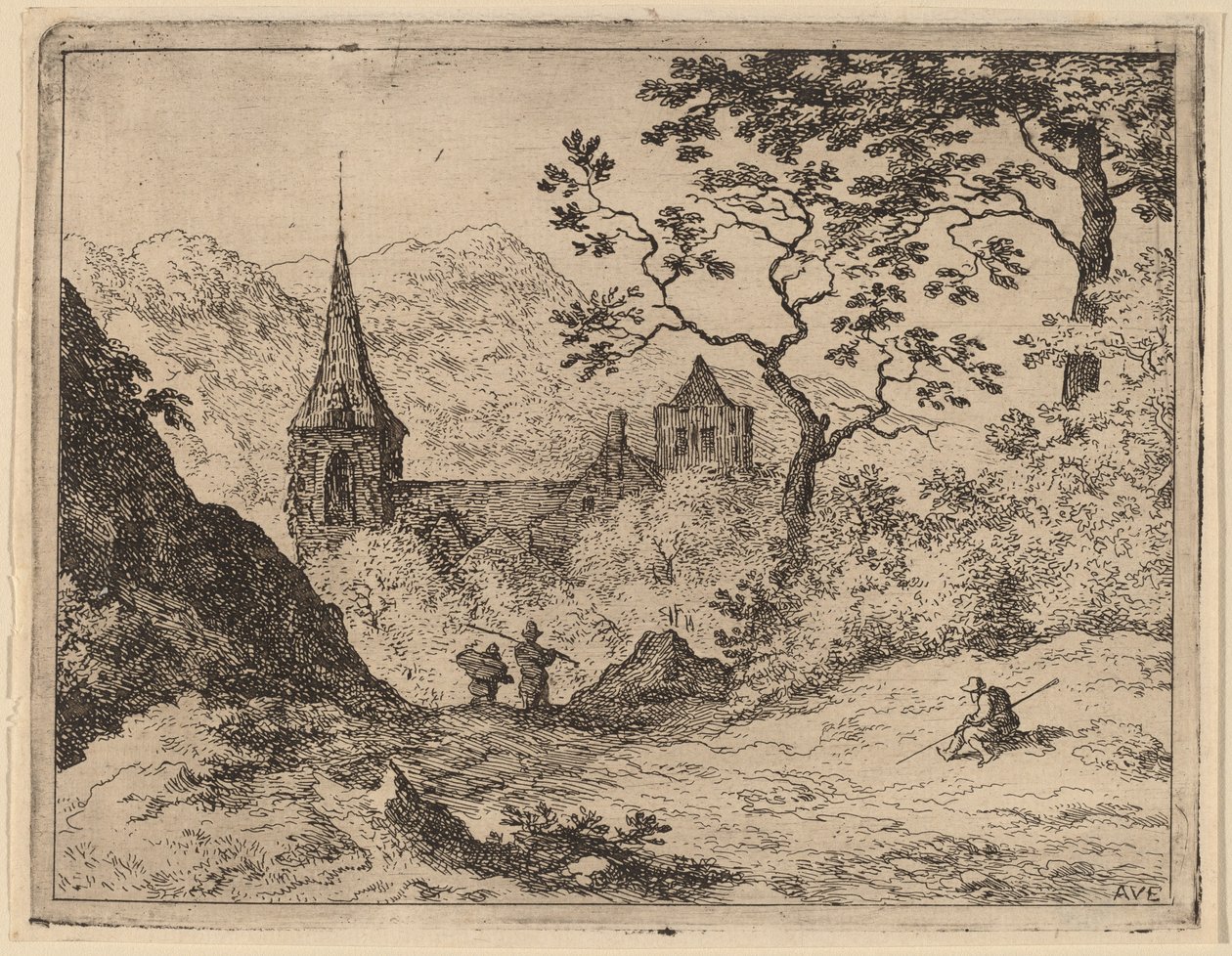 尖塔 作： Allart van Everdingen