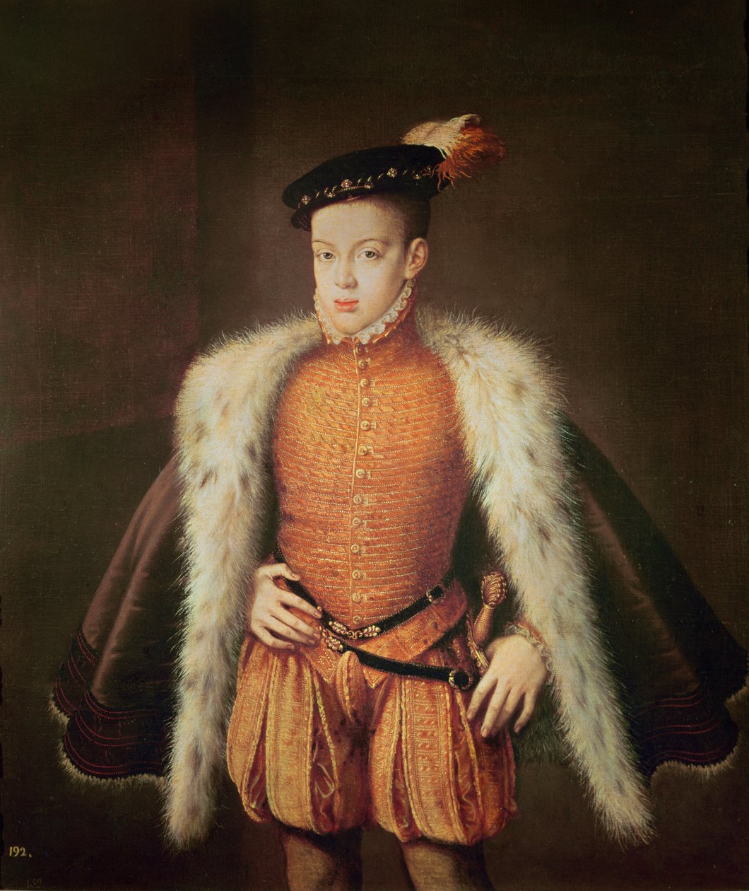 ドンカルロス、アストゥリアスとポルトガルの王子、1558年頃 作： アロンソ・サンチェス・コエロ