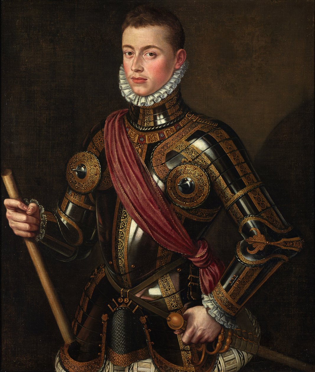スペイン語  Don Juan de Austria armado ドン・ファン・オブ・オーストリアの武装した男 作： アロンソ・サンチェス・コエロ