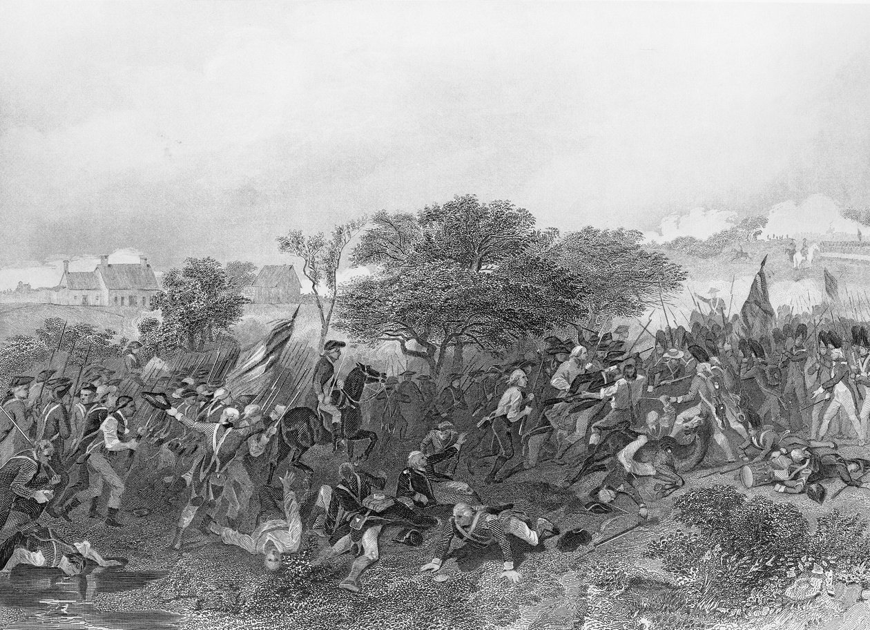1778年のモンマスの戦い 作： アロンゾチャペル