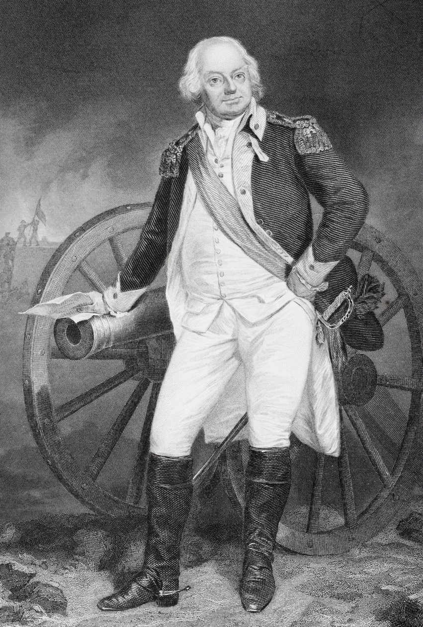 ベンジャミン・リンカーンの肖像（1733-1810） 作： アロンゾチャペル