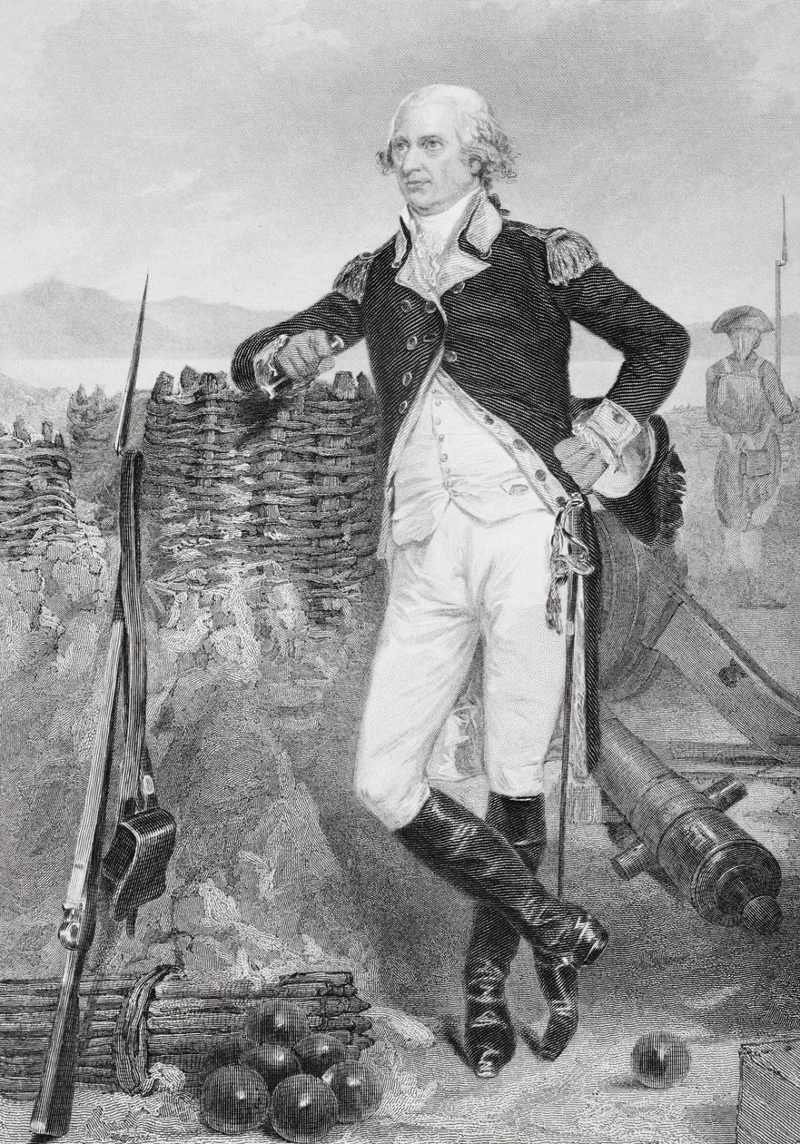 ジョージ・クリントンの肖像（1739-1812） 作： アロンゾチャペル