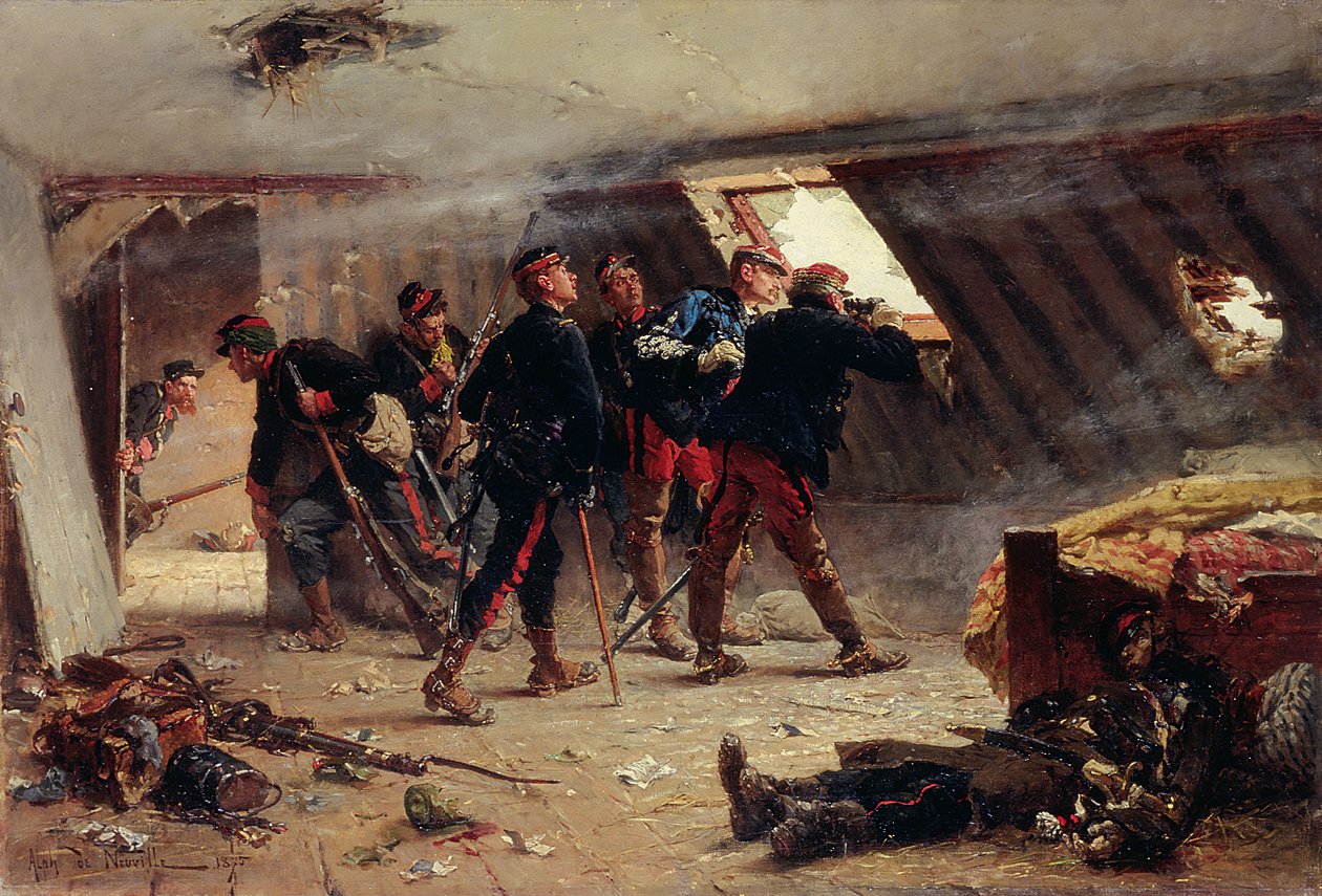 普仏戦争のエピソード、1875年 作： アルフォンス・マリー・ド・ヌーヴィル