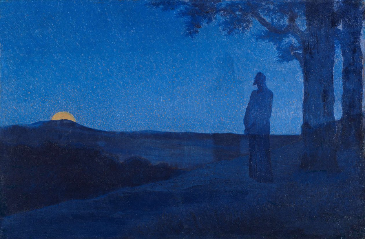 キリストの孤独、1897 作： アルフォンス・オスベール