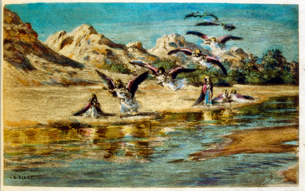 Ilustração de Dinet de 