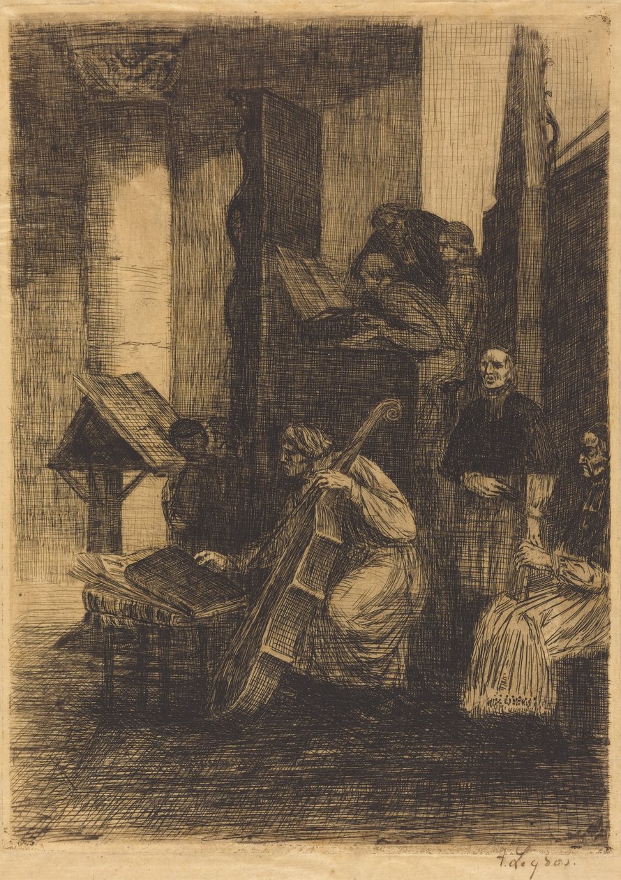 スペインの教会の聖歌隊（La choeur d