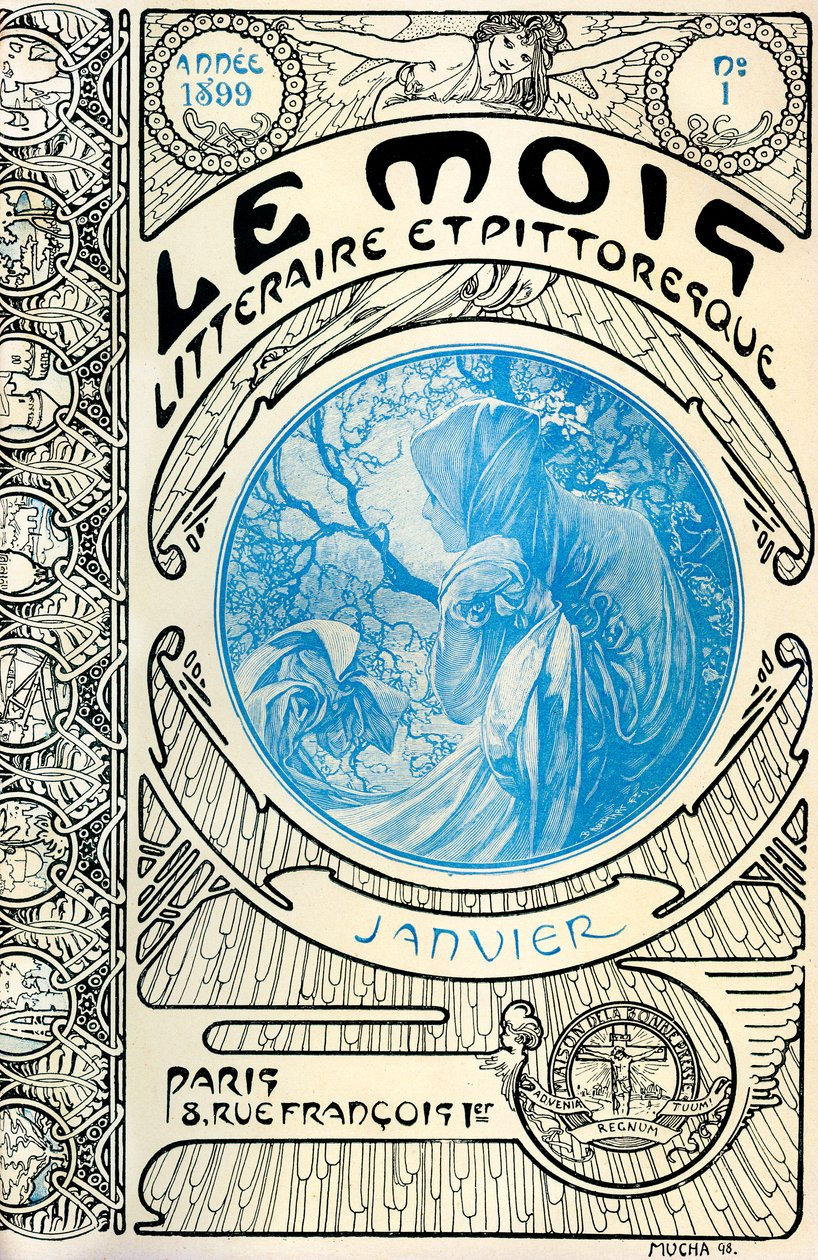 アルフォンス・ミュシャ（1860-1939）の雑誌（月刊誌）『リタラシーで