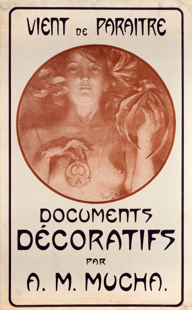 アルフォンス・ミュシャによるポスター（1860-1939）アルフォンス・ミュシャ-サイズ45x75 cmプライベートコレクション 作： アルフォンス・ミュシャ