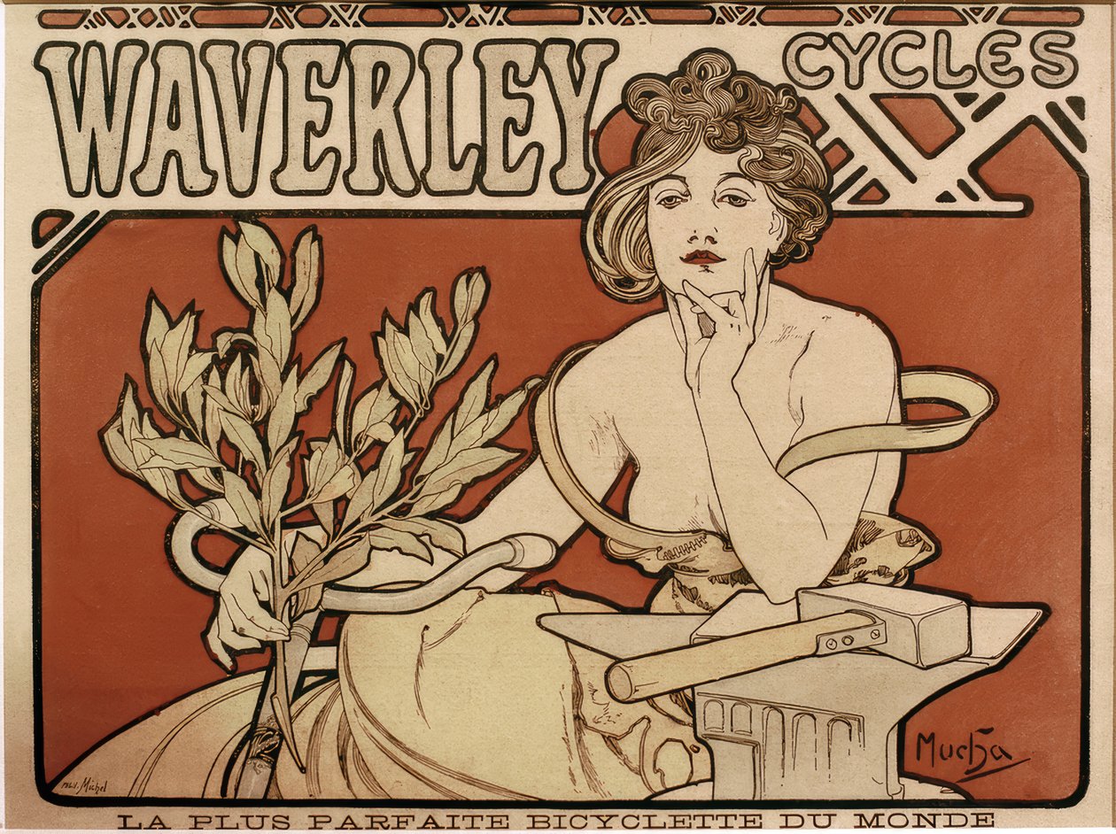 Waverley Cycles 作： アルフォンス・ミュシャ