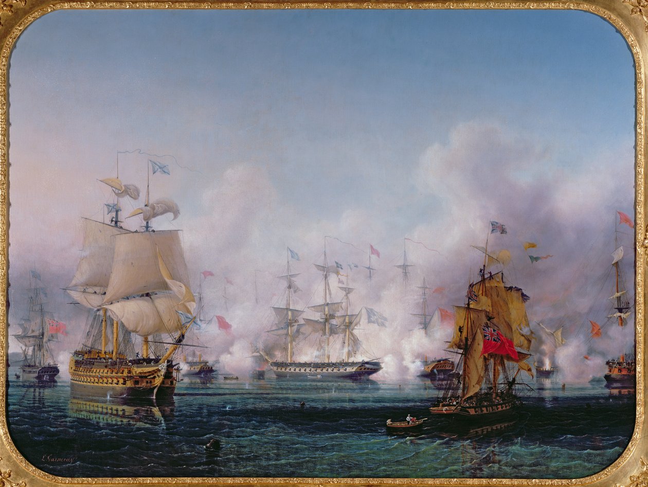 ナバリノの戦いのエピソード、1827年10月20日、1853年 作： アンブロワーズルイガーネレイ
