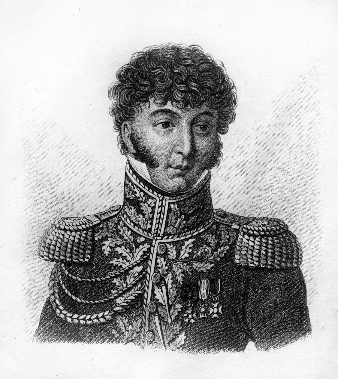 Jean Marie Pierre François Lepaige Doursenne Dorsenne (1774-1812) - "Portraits of the French generals following the victories and conquests of French "にて。1818年にAmbroise Tardieuが描いたもの。Stellaコレクション。 作： アンブロワーズ・タルデュー