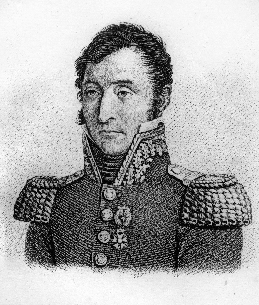 ジャン・ジョセフ・タライユ将軍（1770-1855）-「フランスの勝利と征服に続く将軍たちの肖像」にて。1818年にAmbroise Tardieuが描いたもの。Stellaコレクション。 作： アンブロワーズ・タルデュー
