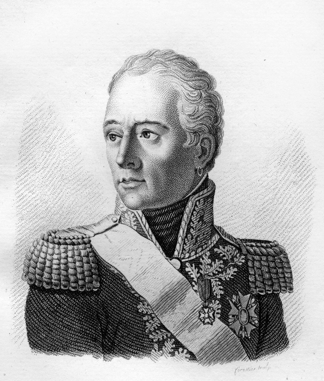 Louis Marie Turreau de Garambouville (1756-1816), フランスの将軍 - 「Portraits of French generals following the victories and conquests of French」にて。1818年にAmbroise Tardieuが描いたもの。Stellaコレクション。 作： アンブロワーズ・タルデュー
