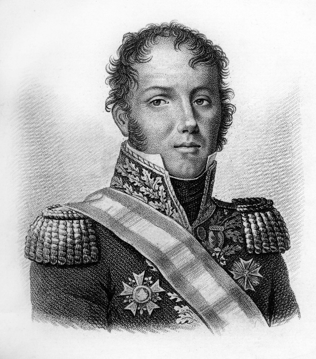 ドミニク・ルイ・アントワーヌ・クライン将軍の肖像 1759-1845 - 「フランスの勝利と征服に続く将軍たちの肖像」に掲載。1818年にAmbroise Tardieuが描いたもの。Stellaコレクション。 作： アンブロワーズ・タルデュー