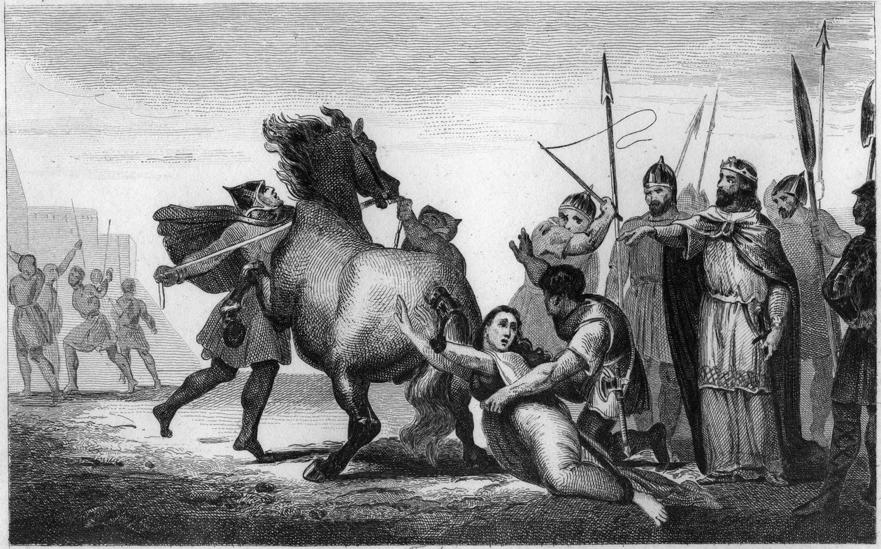 西ゴート王国の王女で、アウストラシア王シゲベルト1世に嫁いだ王妃