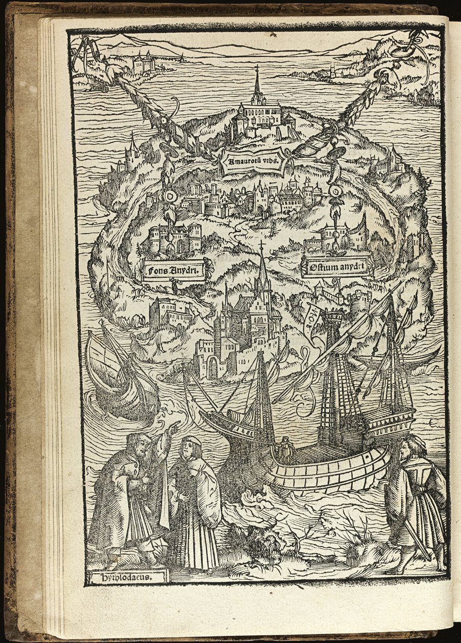 トーマス・モアの『ユートピア』 par Holbein, Ambrosius (1494-1520年頃) 作： アンブロシウス・ホルバイン