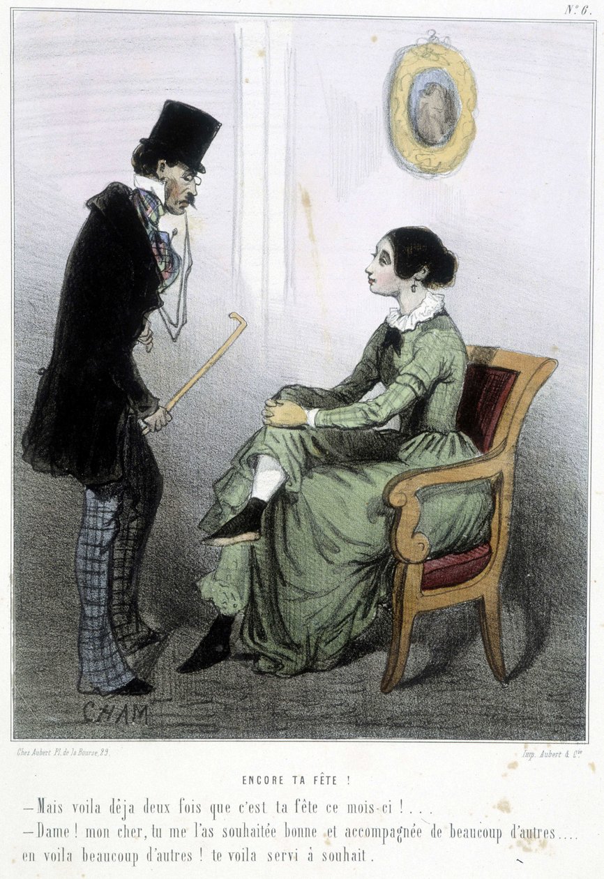 - シャム作「マドレーヌ」にて、1870～1880年頃 作： アメデ・ド・ノエ（チャム）