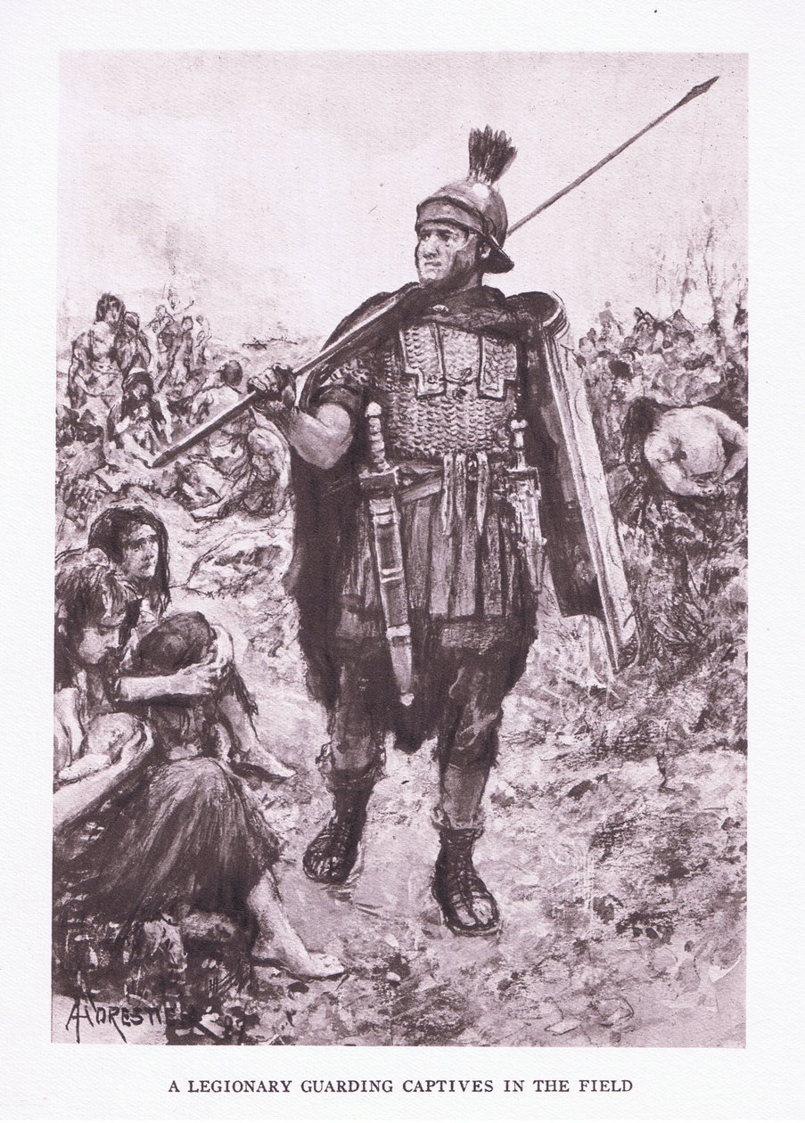 1928年のローマの兵士からのイラスト 作： アメディー・フォレスティエ