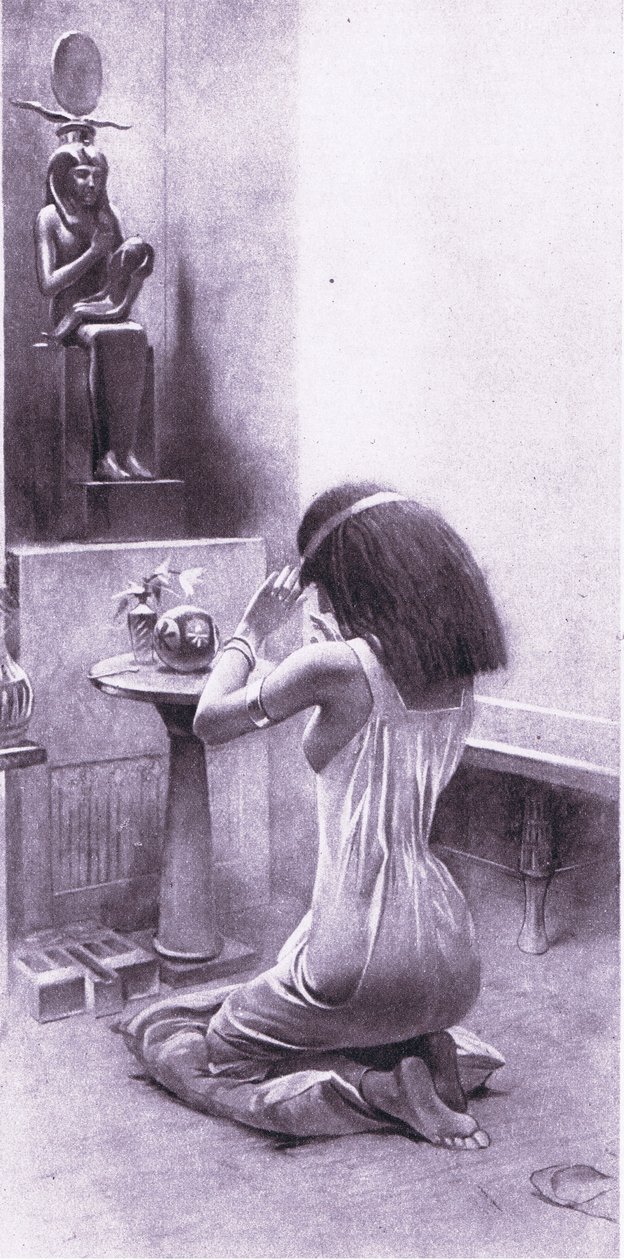 1925年に献身したエジプト人女性 作： アメディー・フォレスティエ