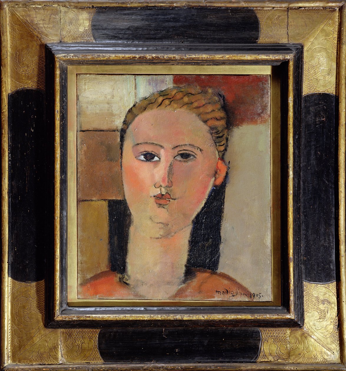 赤い髪の少女、1915 作： アメデオ・モディリアーニ