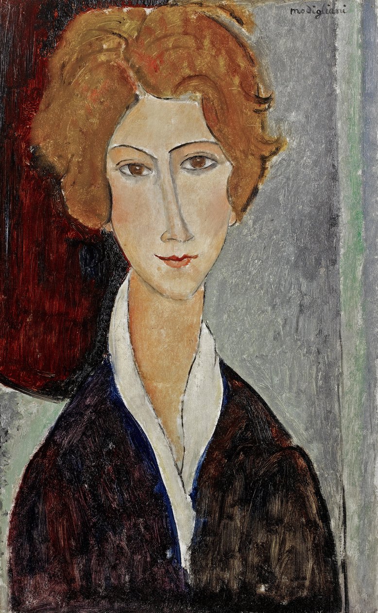 女性の肖像 作： アメデオ・モディリアーニ