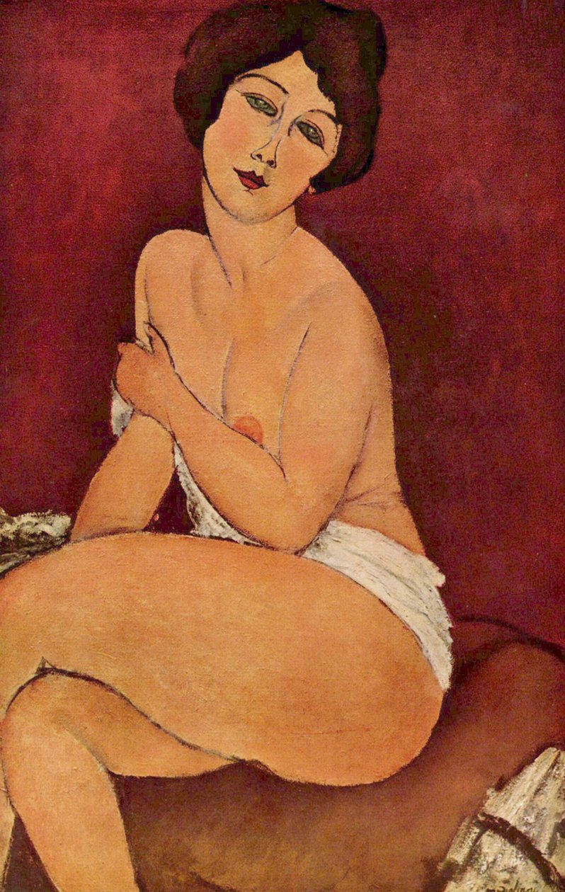 女性の行為 作： アメデオ・モディリアーニ