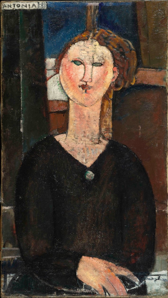 アントニア、1915年。 作： アメデオ・モディリアーニ