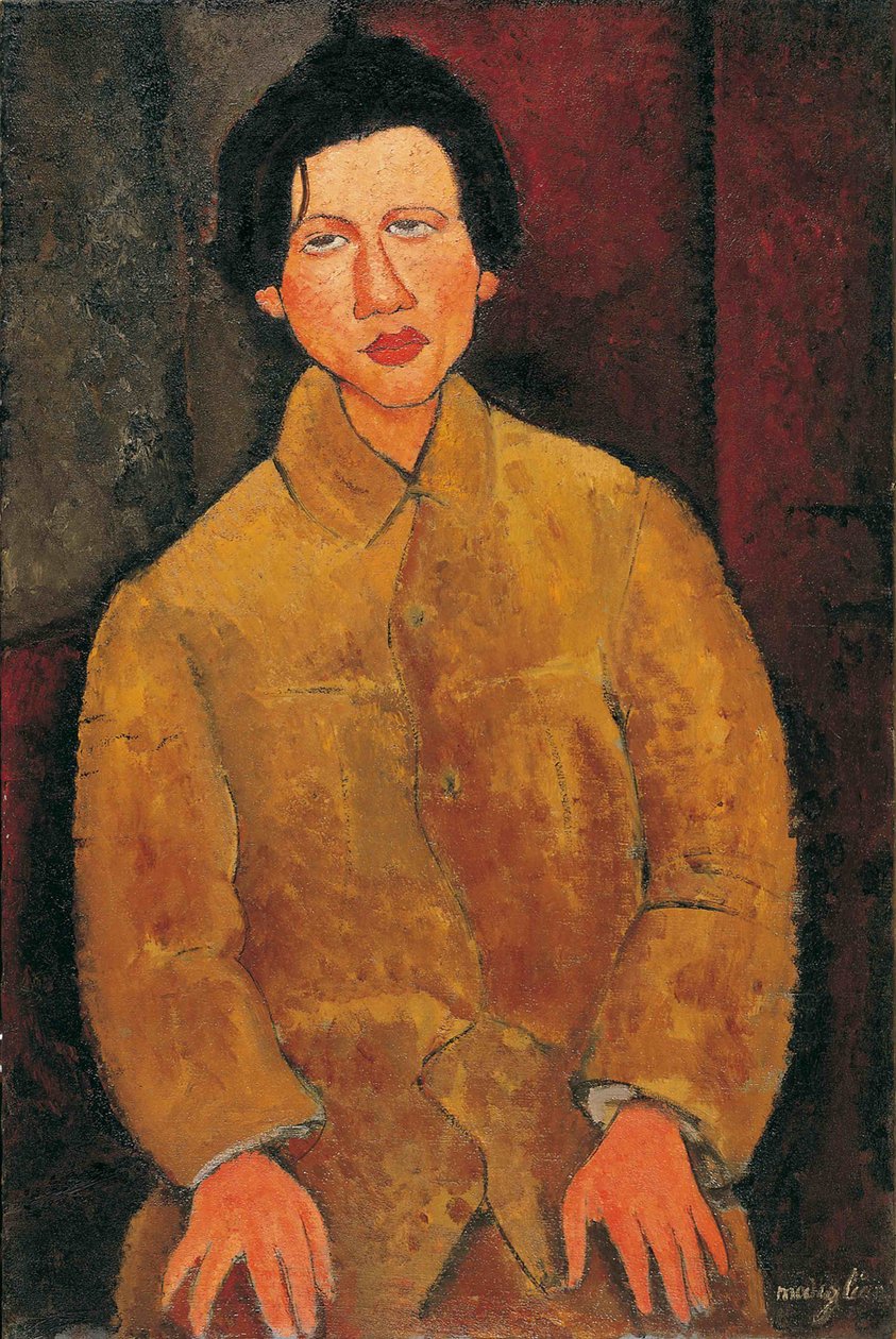 ChaïSoutine 1893-1943の肖像 作： アメデオ・モディリアーニ
