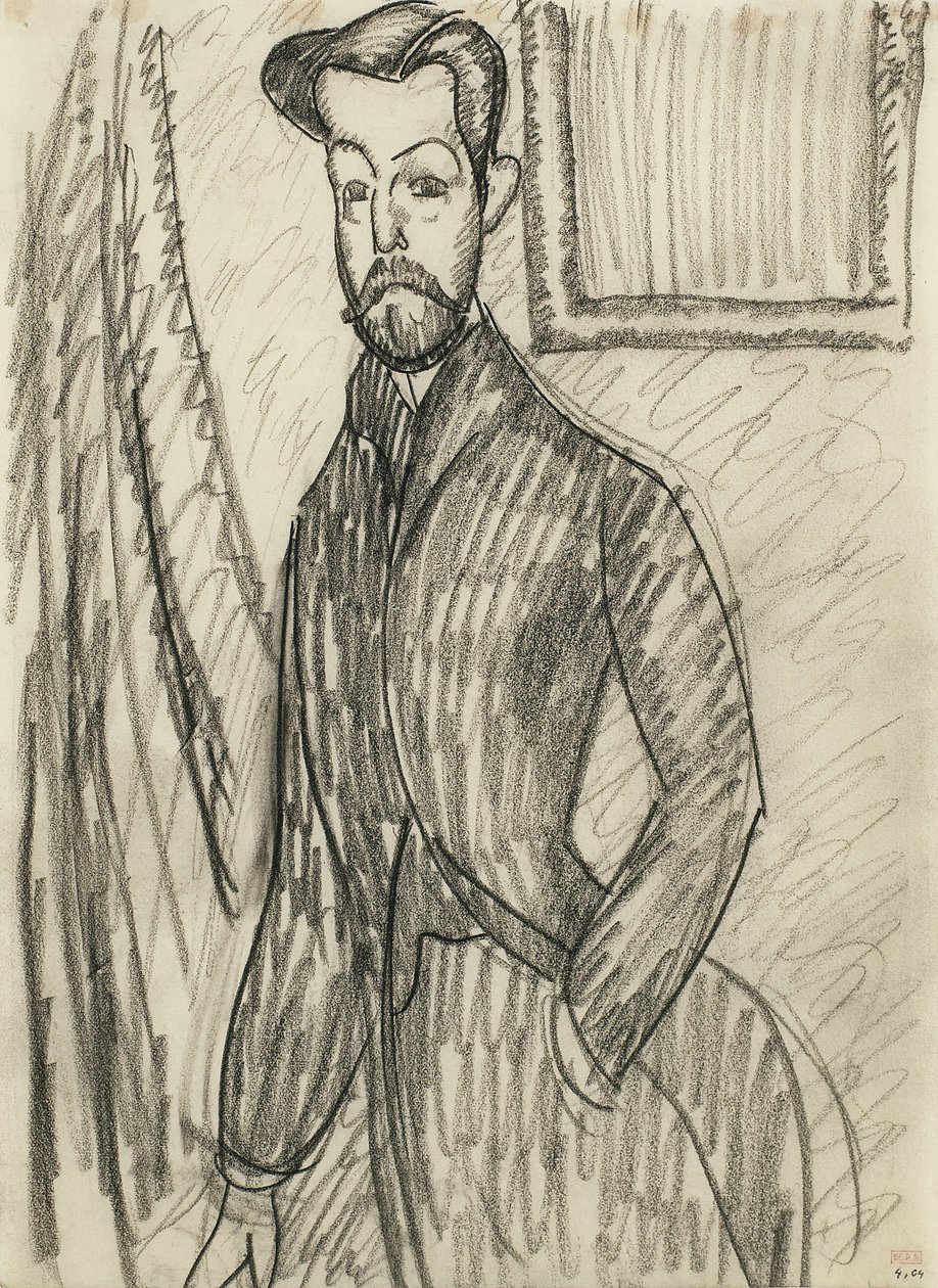 ポール・アレクサンドル博士の肖像（1881-1968年） by モディリアーニ、アメデオ（1884-1920年 作： アメデオ・モディリアーニ