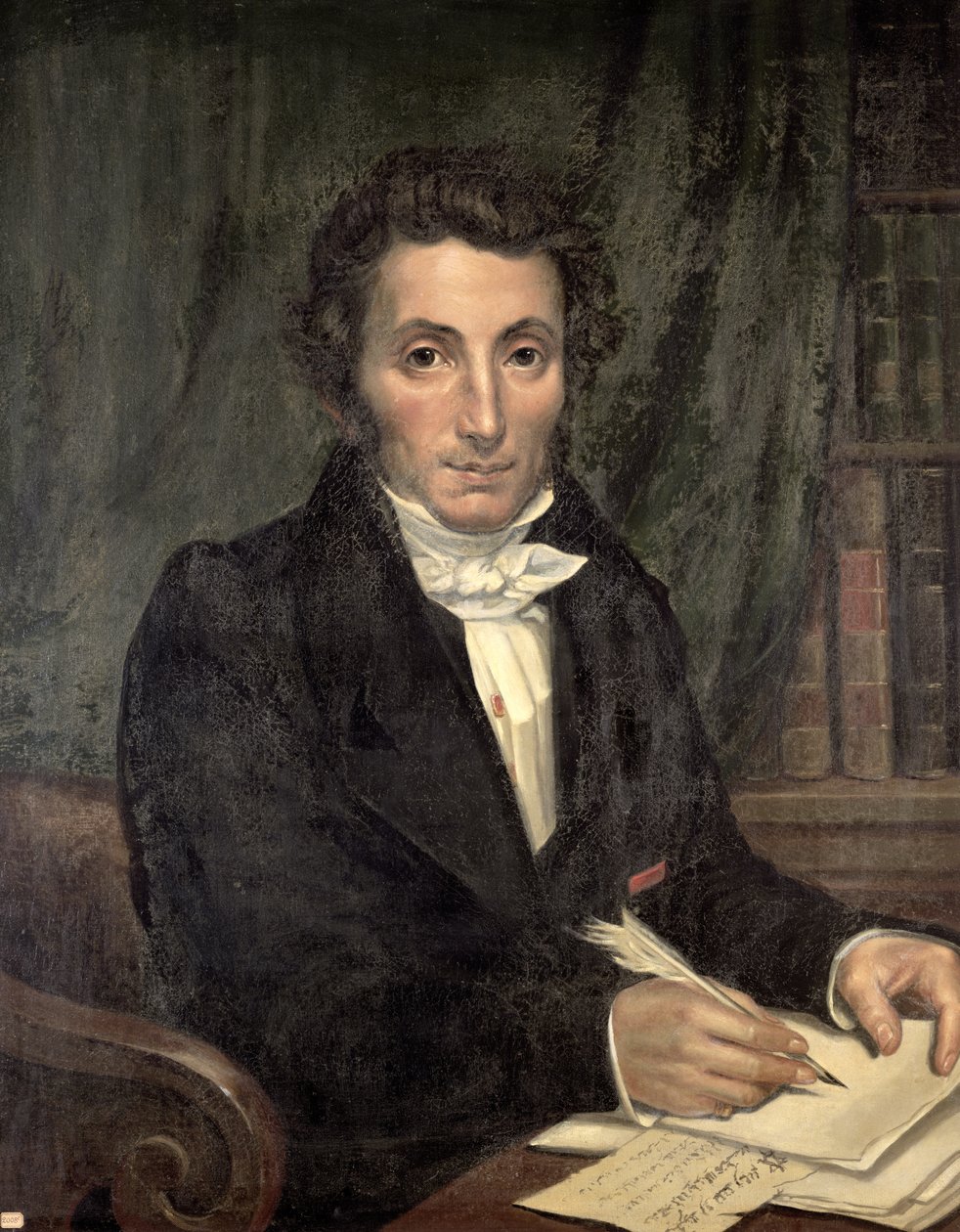1830年に北西アフリカを探検したフランス人探検家、ルネカイリー（1799〜1838年）の肖像 作： アメリ・ルグラン・ド・サン・オーバン