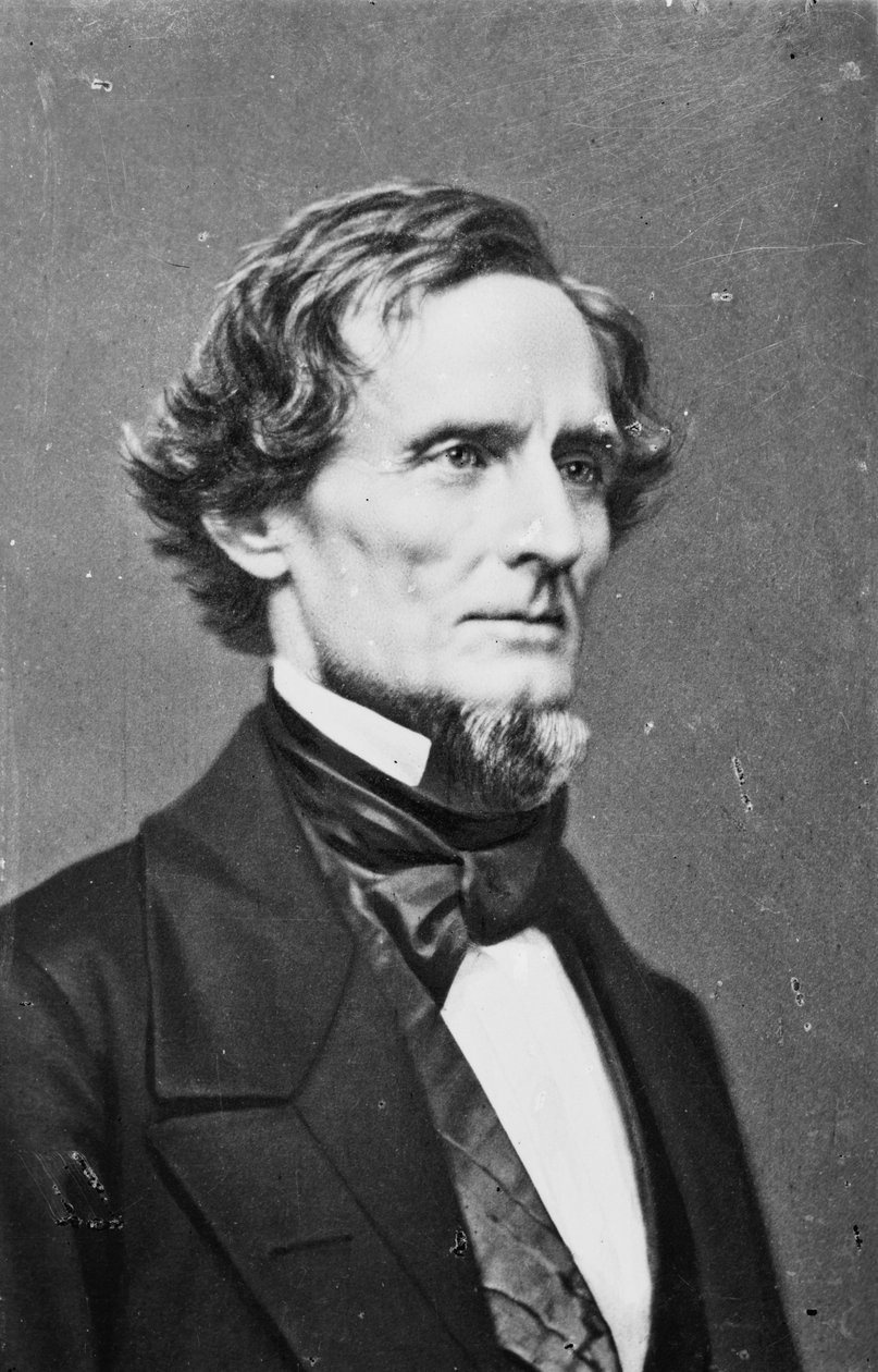 ジェファーソン・デイビス、1855-65 作： アメリカの写真家