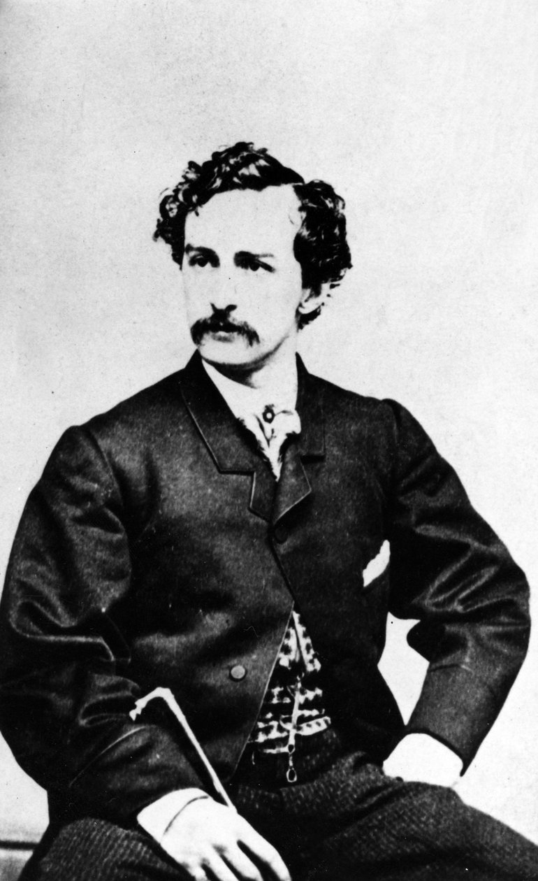 ジョンウィルクスブース、1860年頃 作： アメリカの写真家
