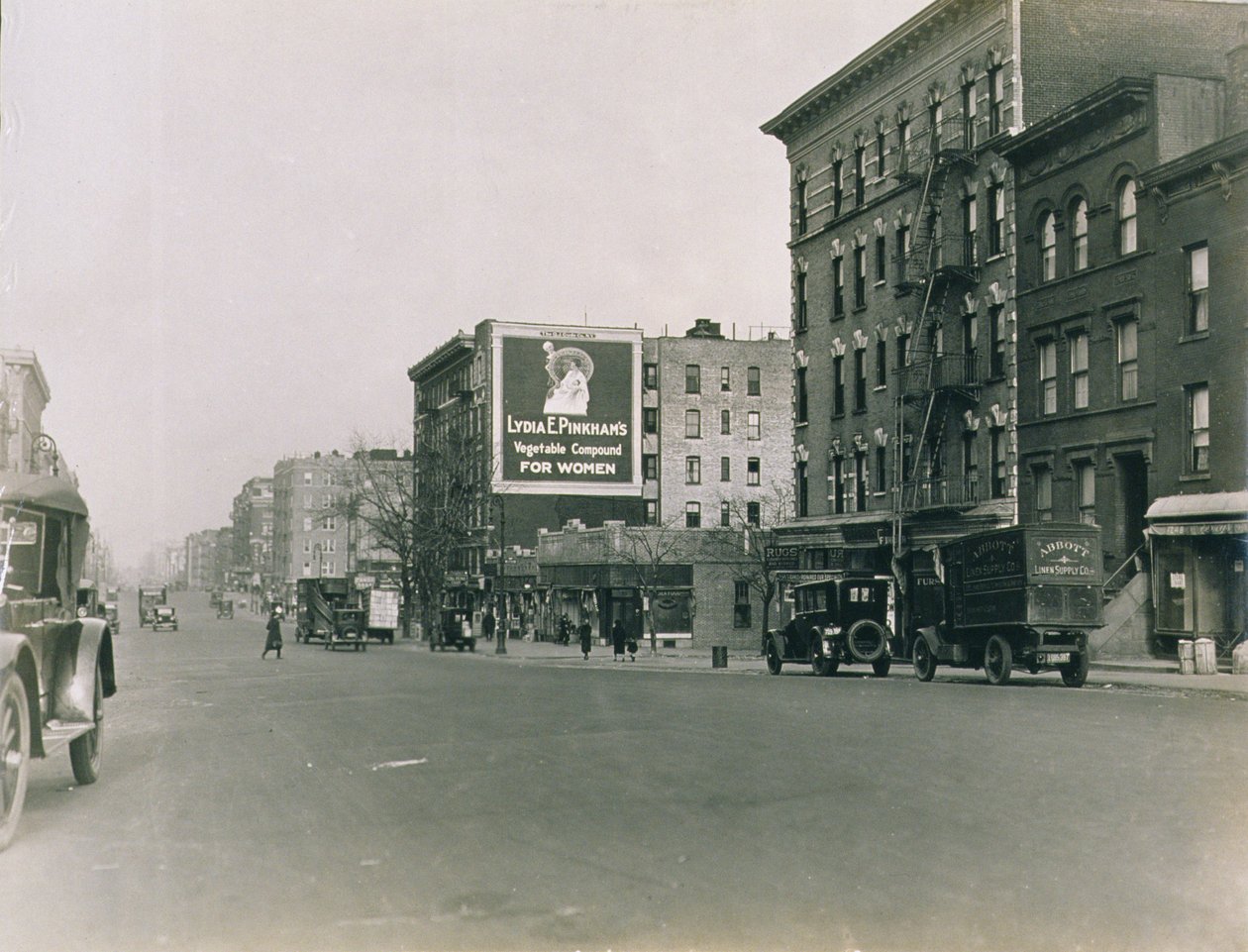 Lydia Pinkham Co.広告、1923年 作： アメリカの写真家