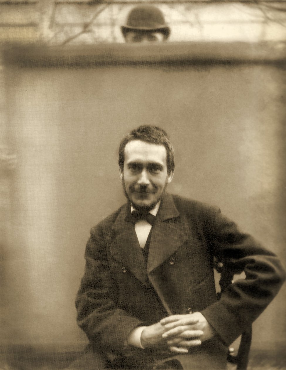 トーマス・イーキンスの肖像、1883年（セピア写真） 作： アメリカの写真家