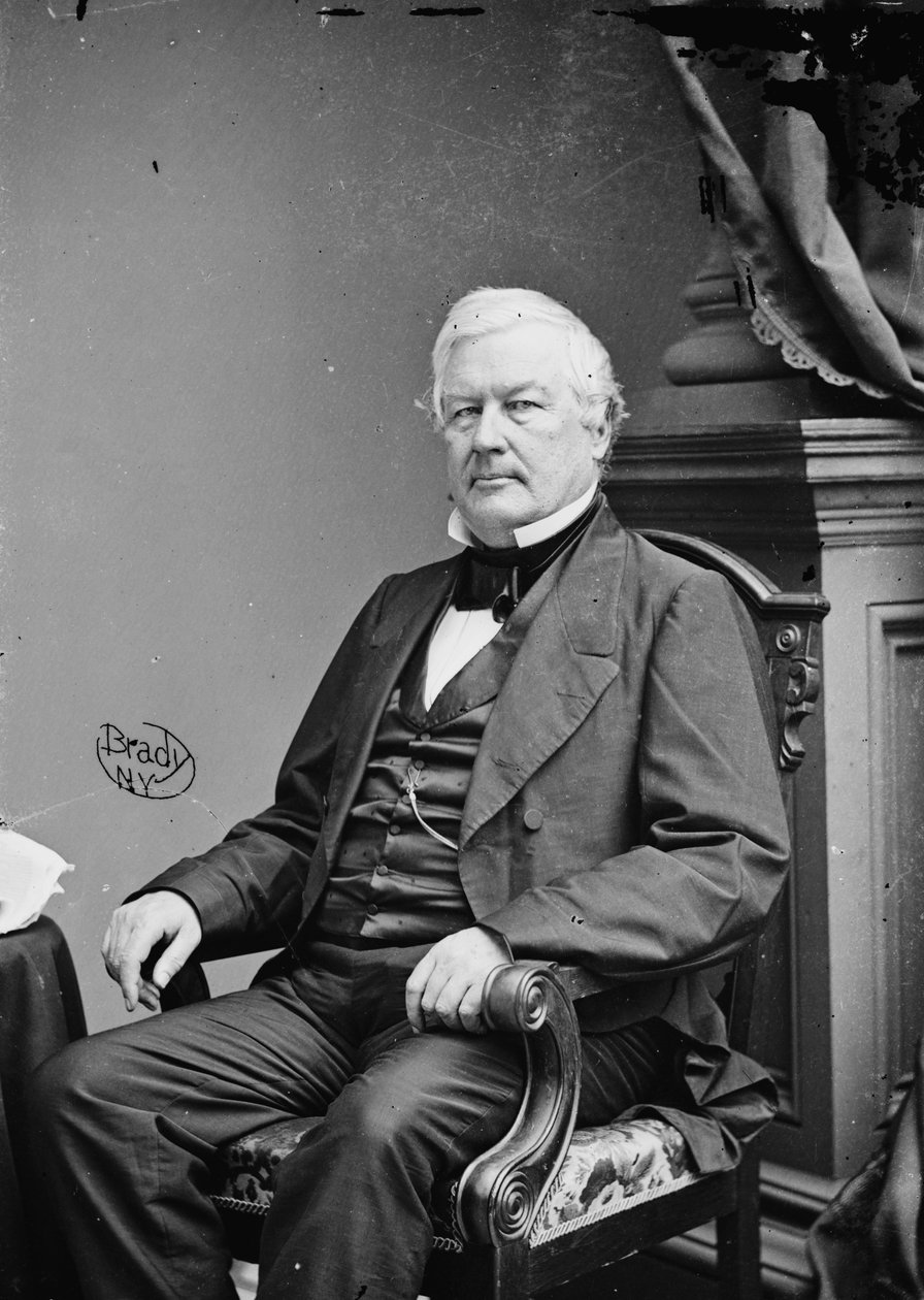 ミラードフィルモア大統領、1855-65年 作： アメリカの写真家