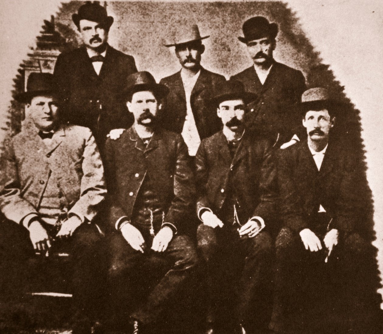 ドッジ市平和委員会、1883年6月（セピア写真） 作： アメリカの写真家