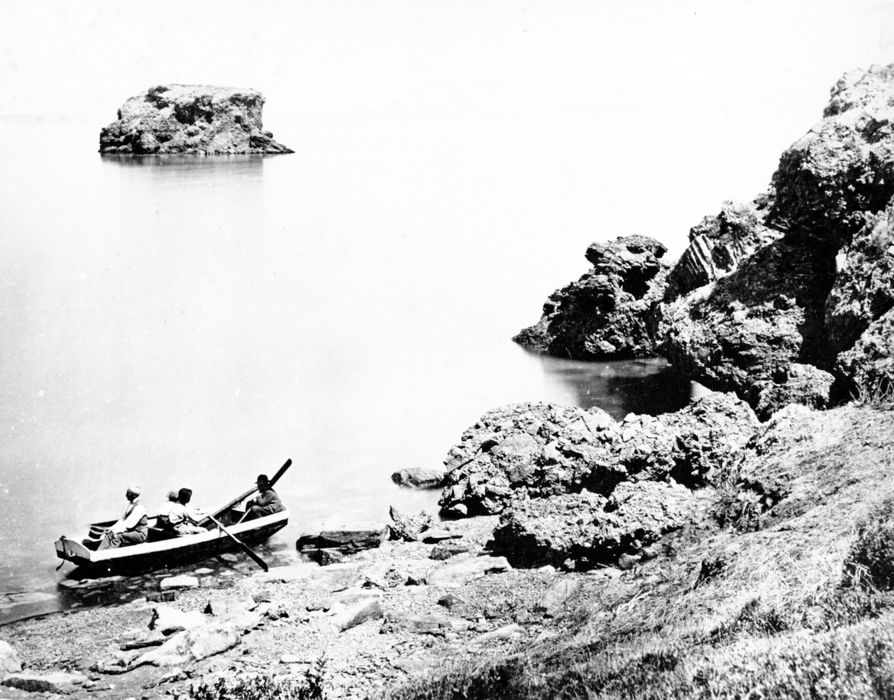 ユタ州グレートソルトレイク、1870年代頃 作： アメリカの写真家