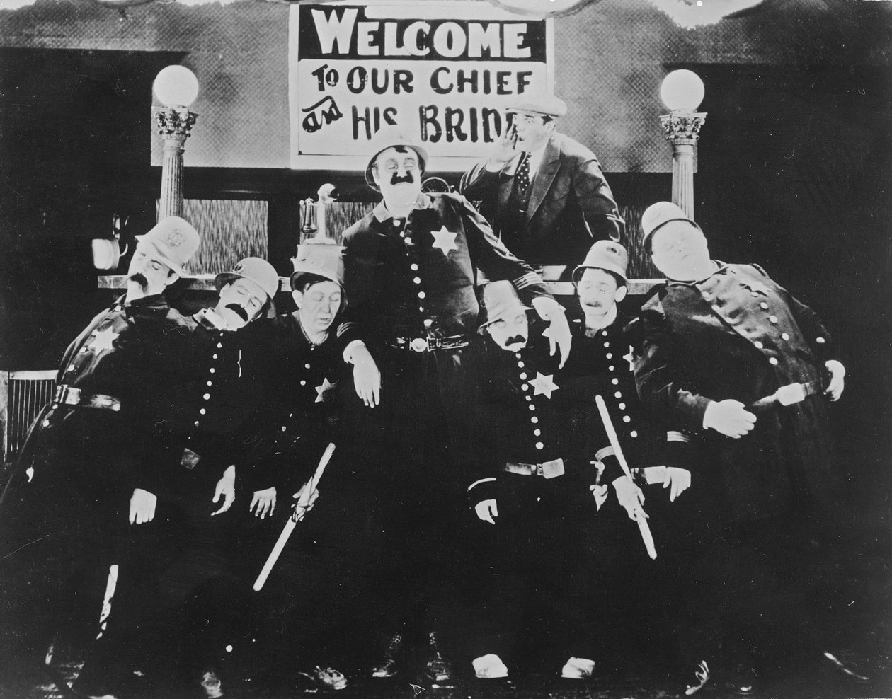 Keystone Kops、c.1915 作： アメリカの写真家