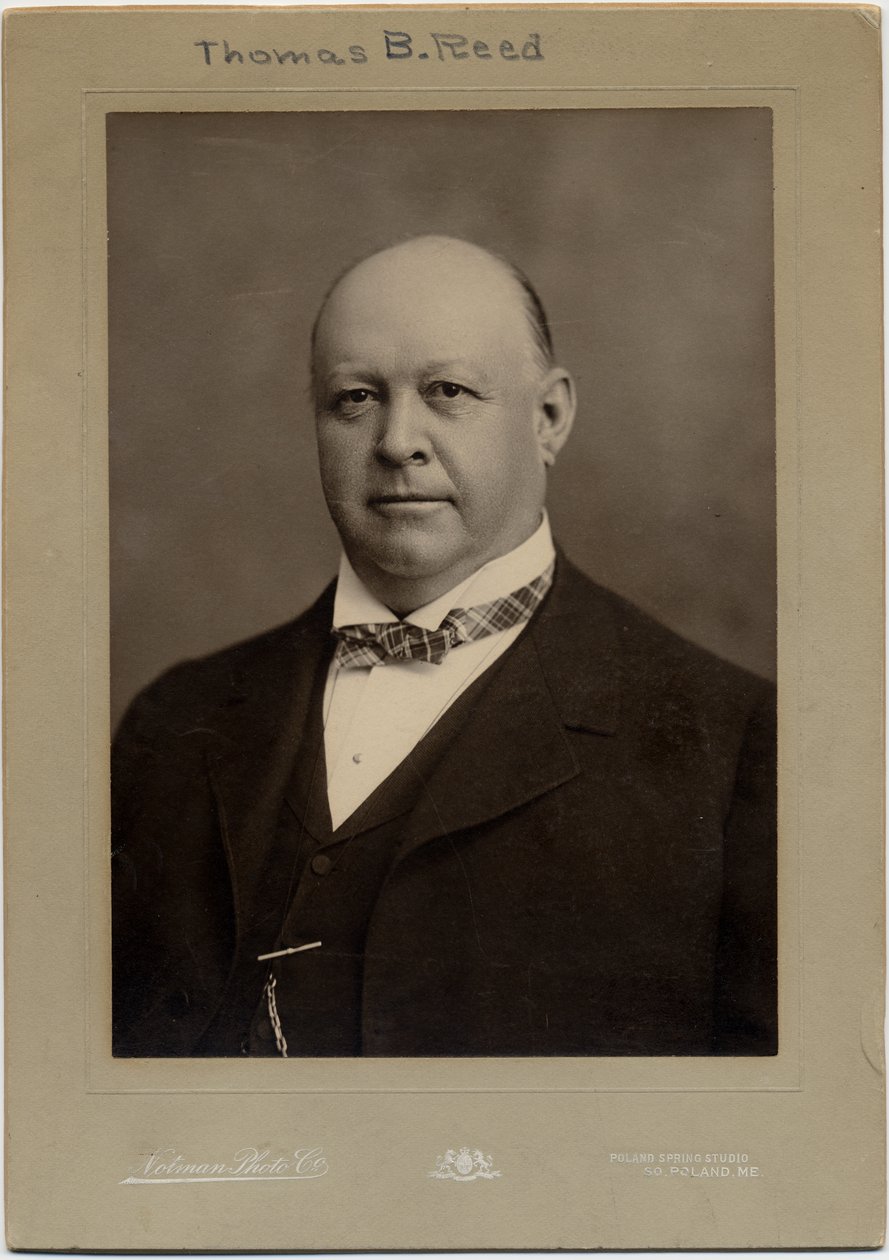 Thomas Brackett Reed（1839-1902）、アメリカの政治家。 Notman Photography Co.による写真（臭化銀プリント） 作： アメリカの写真家