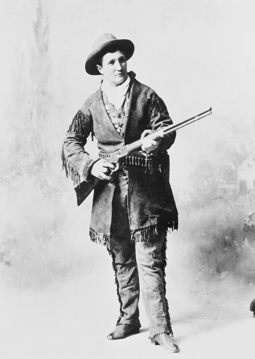 マーサ・カナリー（カラミティ・ジェーン）c.1895 作： アメリカの学校