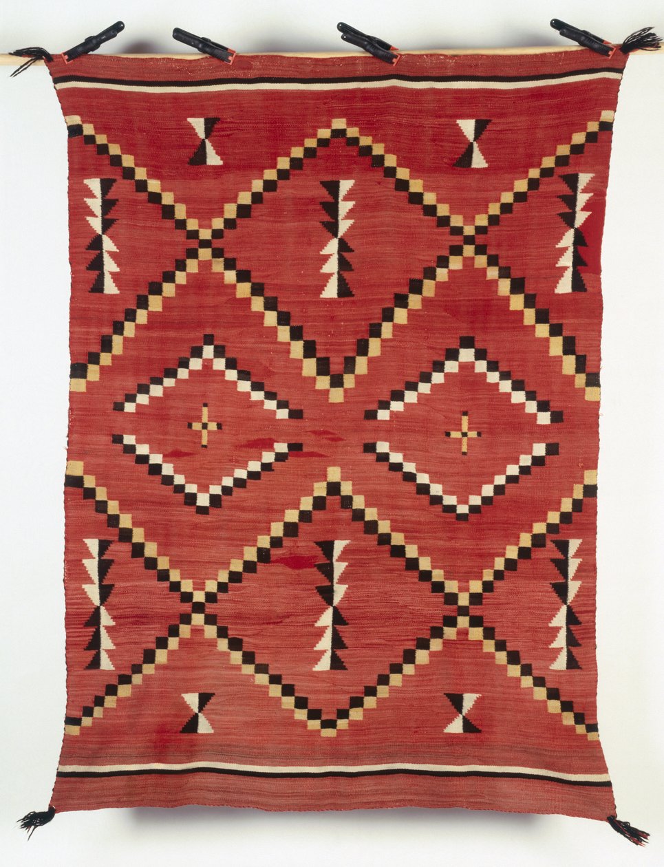 メンズトランジショナルブランケット、1890年頃（ウール） 作： アメリカの学校