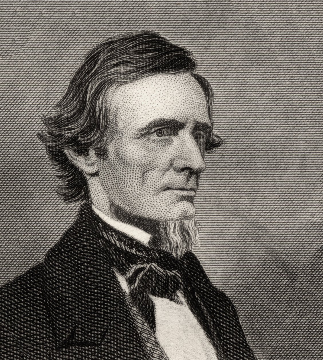 ジェファーソン・デイビスの肖像（1808-1889） 作： アメリカの学校