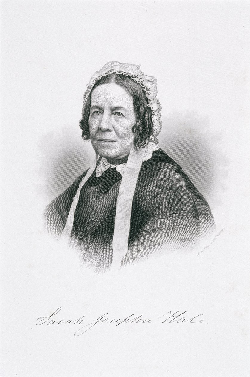 サラ・ジョセフア・ヘイル（1788-1879）の肖像 作： アメリカの学校